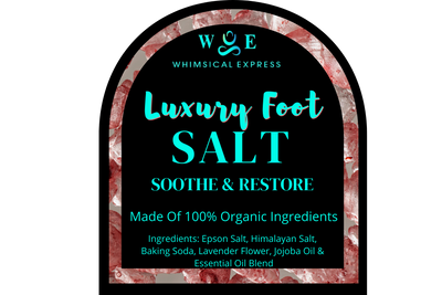 Luxury Foot Salt With Essential Oils 300g Bag