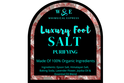 Luxury Foot Salt With Essential Oils 300g Bag