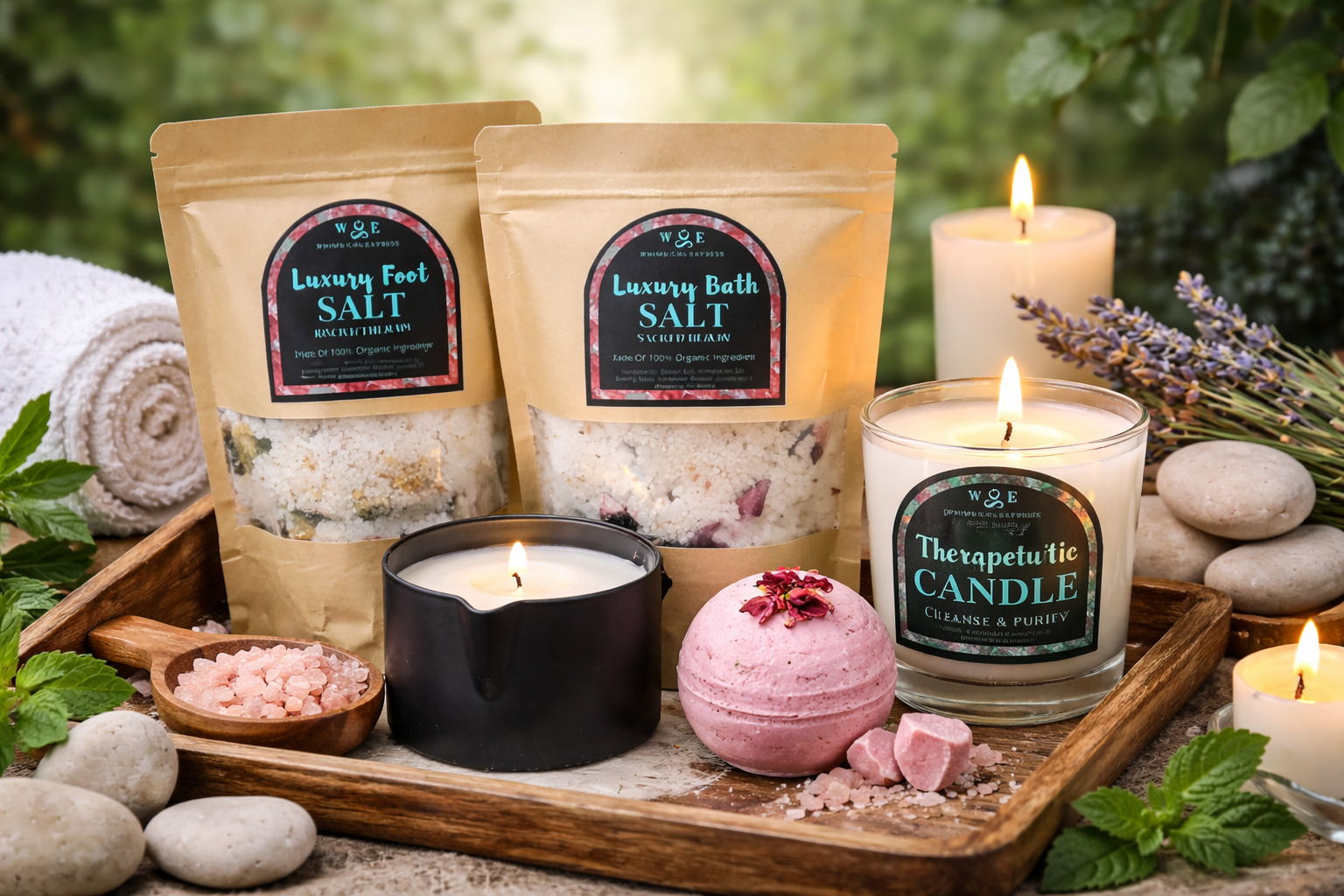 Curated wellness collections designed for calm, ritual and natural living.